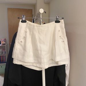 Women White Skirt (with Pants)